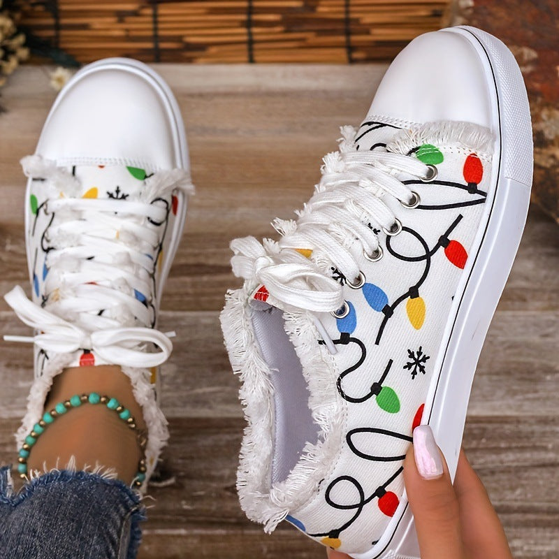 Damen Freizeitschuhe mit verspieltem Motiv und gemütlicher Fleece-Innensohle R&B