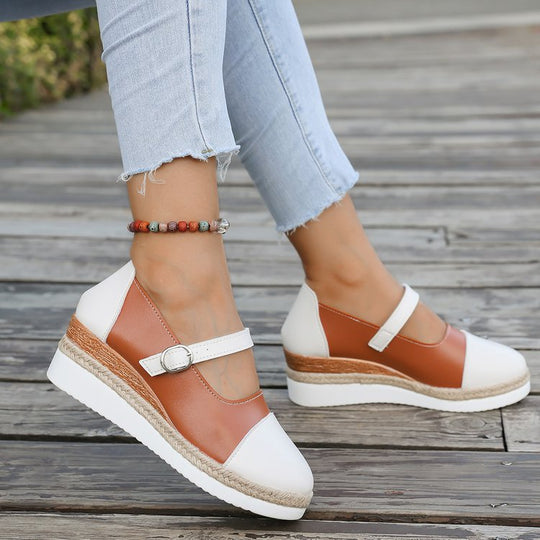 Damen modische und bequeme Sandaletten mit floralem Design R&B