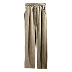 R&B | Dropping Gestreifte Hose mit hoher Taille und weitem Bein