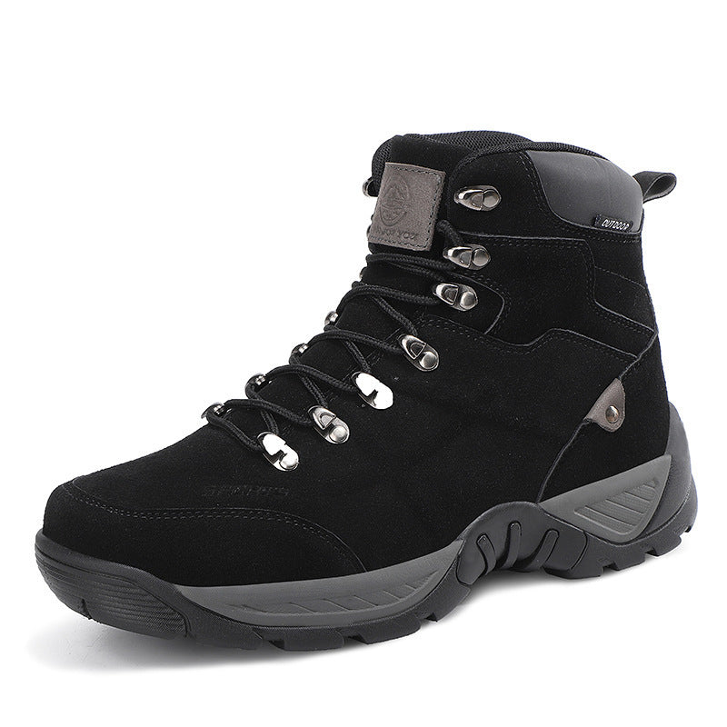 Damen Outdoor-Wanderschuhe mit hohem Schaft und rutschfester Profilsohle
