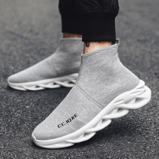 Damen High-Top Sneakers mit flexiblem Gehkomfort und atmungsaktivem Obermaterial R&B