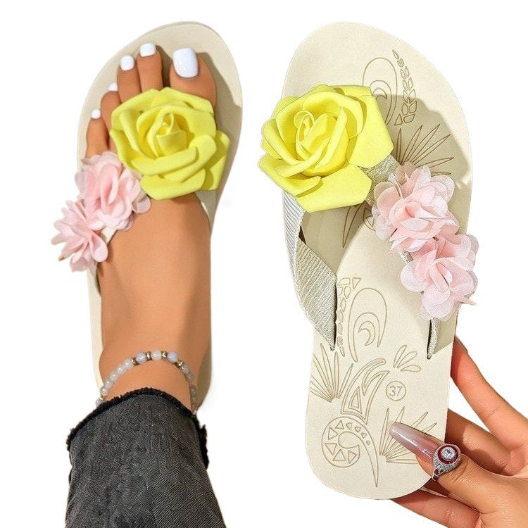 Damen Komfortable Zehentrenner Sandalen R&B