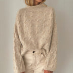 Damen Grobstrickpullover