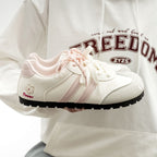 Damen Sneakers mit verspieltem Bananenmotiv und rutschfester Gummisohle
