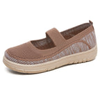 Damen Bequeme und atmungsaktive Freizeitschuhe mit elastischem Riemen R&B