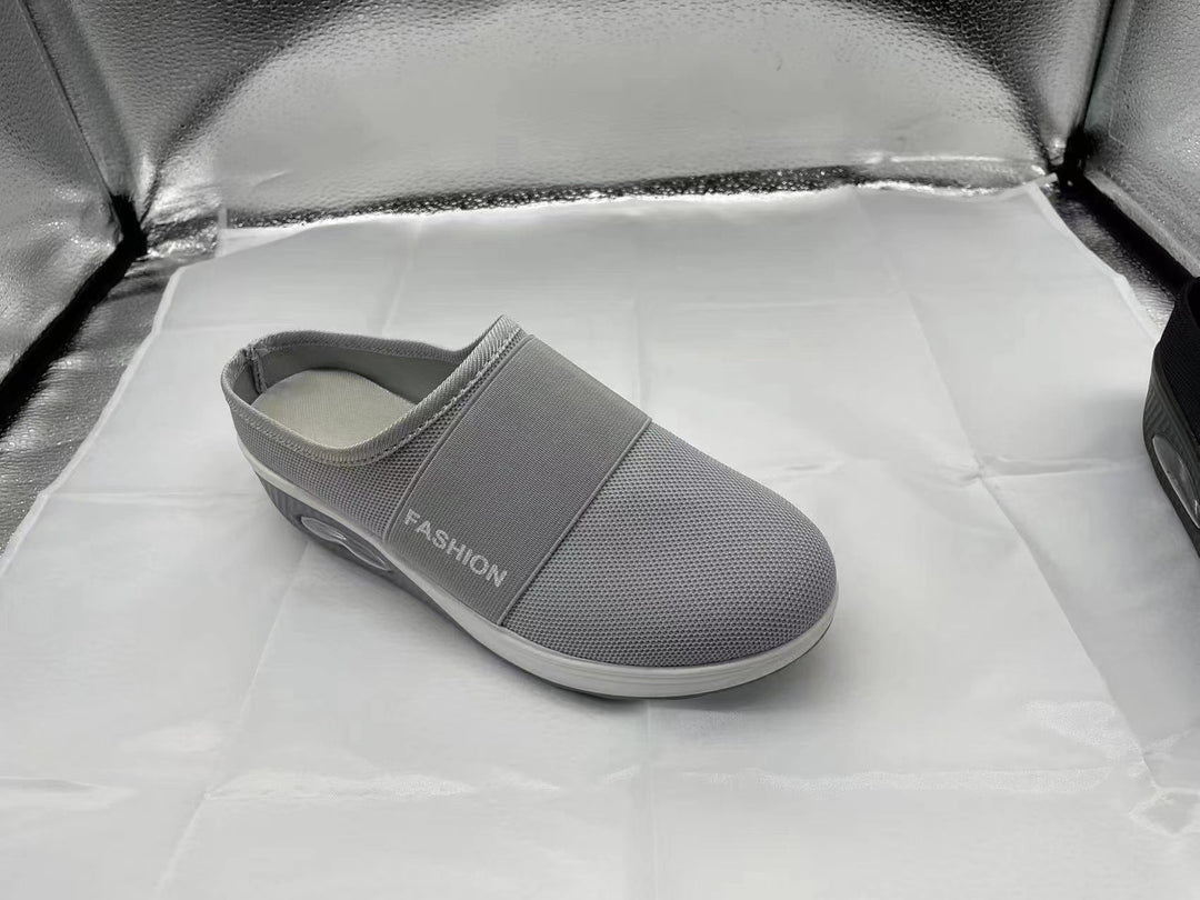 Damen Komfortable Clogs mit atmungsaktivem Netzdesign und gepolstertem Fußbett R&B