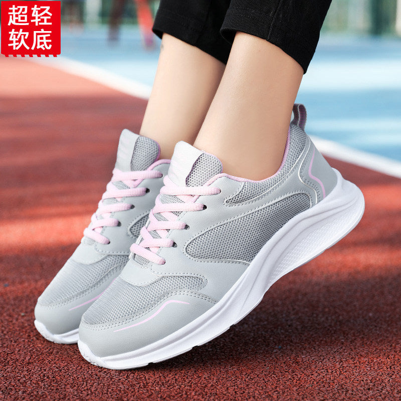 Damen Sportliche Laufschuhe mit atmungsaktiver Mesh-Oberfläche und dämpfender Sohle R&B