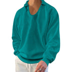 Herren lässiger Pullover mit strukturiertem Stoff und modernem Schnitt R&B