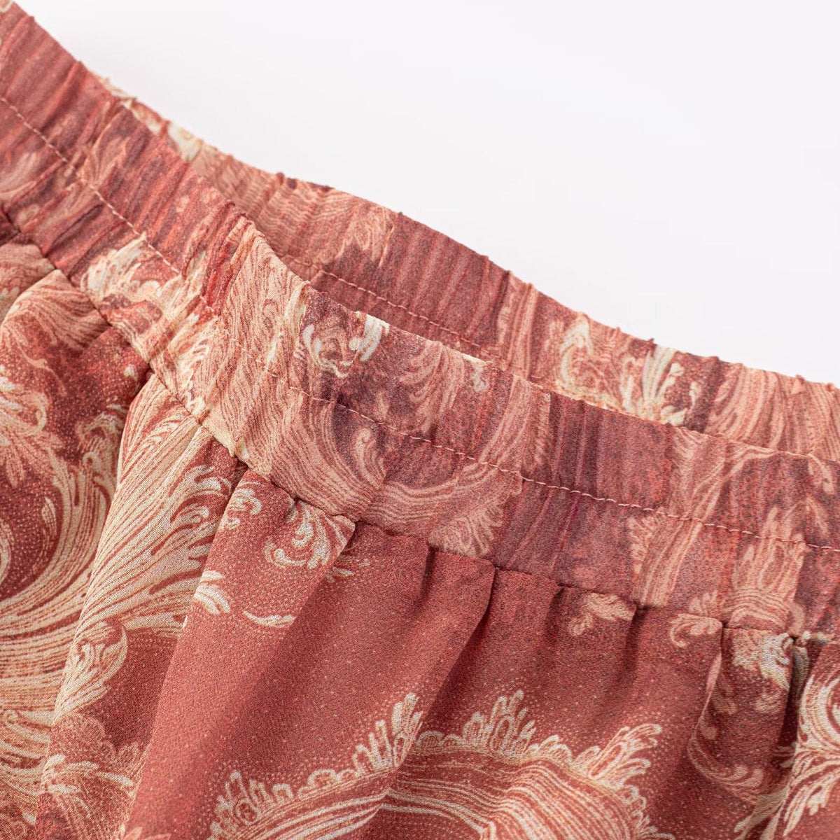 Damen Maxi-Rock mit voluminösem Stufendesign R&B