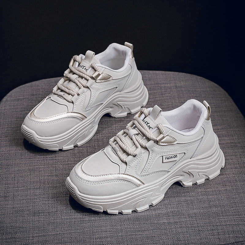 Damen Sportliche Chunky Sneakers mit modischem Design und stabiler Sohle R&B