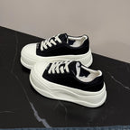 Damen modische Sneakers mit hoher Plateau-Sohle und atmungsaktiver Oberfläche R&B