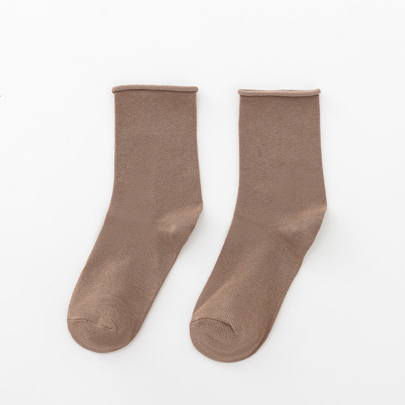 Damen Komfortable Baumwollsocken im klassischen Stil R&B