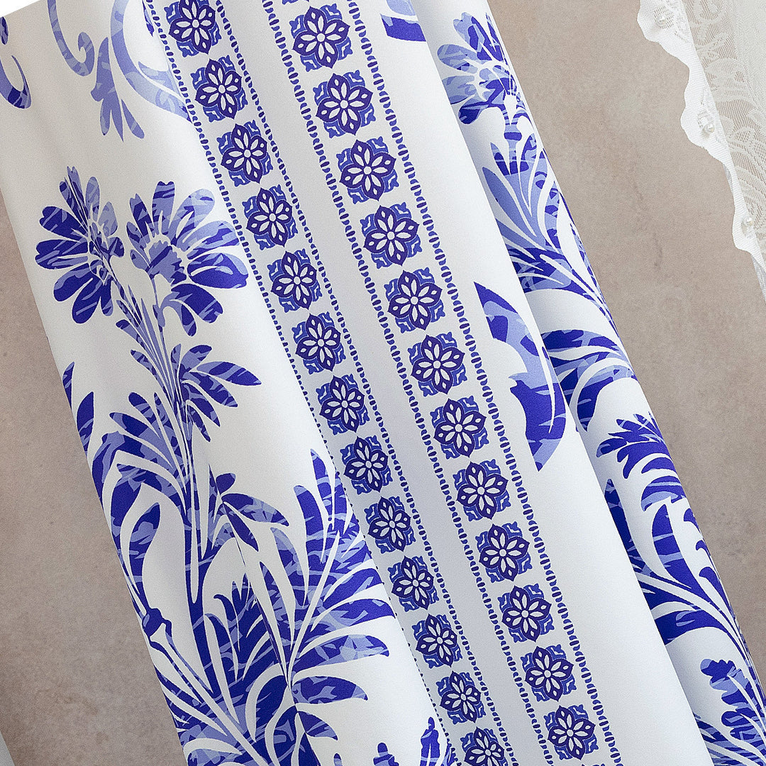 Damen Sommerkleid mit floralen Mustern und leichter luftiger Passform R&B