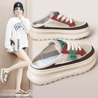 Damen Slip-On Sneakers mit atmungsaktivem Mesh-Obermaterial und modischem Design R&B
