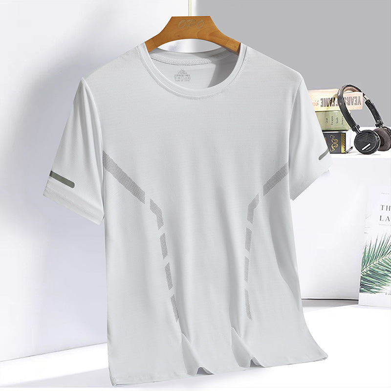 Herren nan atmungsaktives Funktions-T-Shirt aus Mikrofasern mit Belüftungszonen R&B