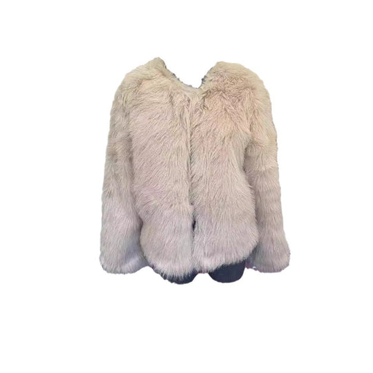 Damen Kuschelige Kunstfleecejacke R&B