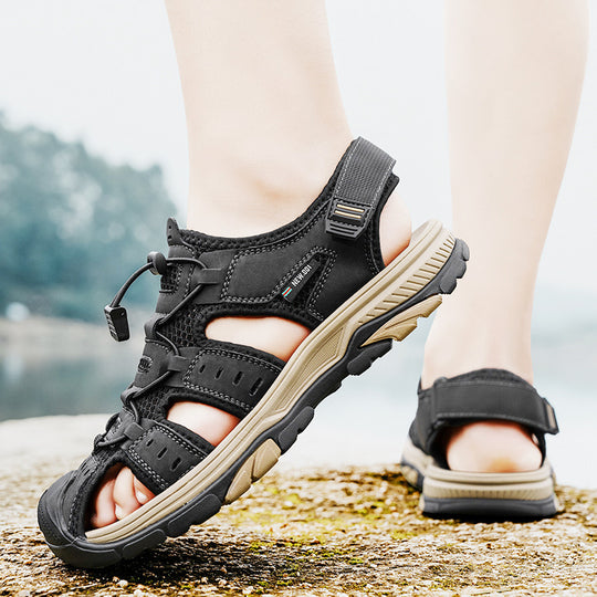 Damen Sportliche Freizeitsandalen mit atmungsaktivem Netz und rutschfester Sohle R&B