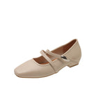 Damen Ballerinas mit modischem Riemchen und eleganter Schnallenverzierung R&B