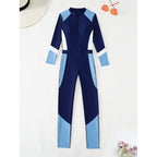 Damen Sportlicher Neoprenanzug mit hohem Kragen R&B