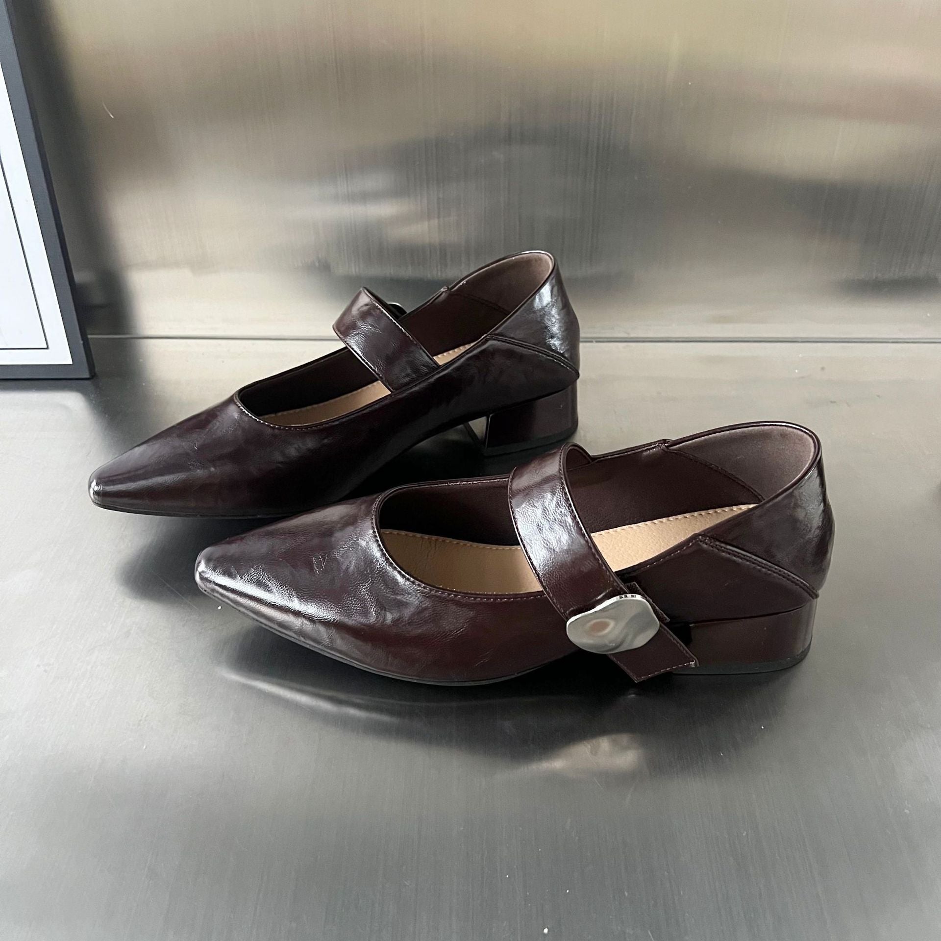 Damen elegante Slingback-Ballerinas mit modernen Akzenten R&B