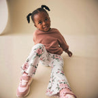 Mädchen Flared Leggings mit floralen Mustern R&B