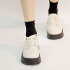 Damen Schnürschuhe mit modischem Plateau und edlem Obermaterial R&B