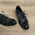 Damen Elegante Schnürschuhe mit Rüschendetail R&B