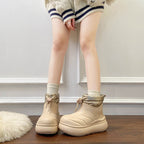Damen modische Winterstiefel mit dämpfendem Innenfutter und wasserabweisender Oberfläche R&B