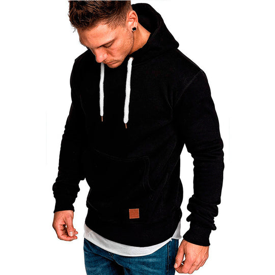 Herren Kapuzenpullover mit modischem Schnitt und lässigem Innenfutter R&B