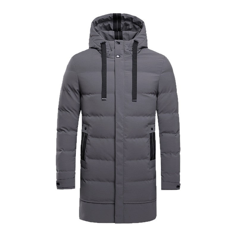 Herren isolierte Outdoor-Jacke mit verstellbarer Kapuze und funktionalen Taschen R&B