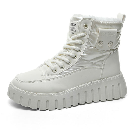 Damen modische Winterstiefel mit temperaturisolierendem Innenfutter und rutschfester Sohle R&B
