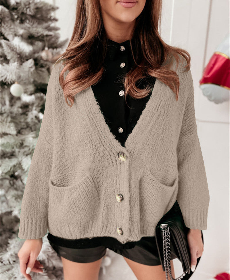 Damen lässiger Strickjacke R&B