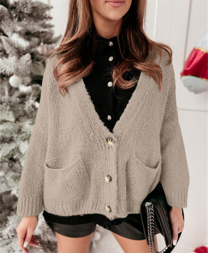 Damen lässiger Strickjacke R&B
