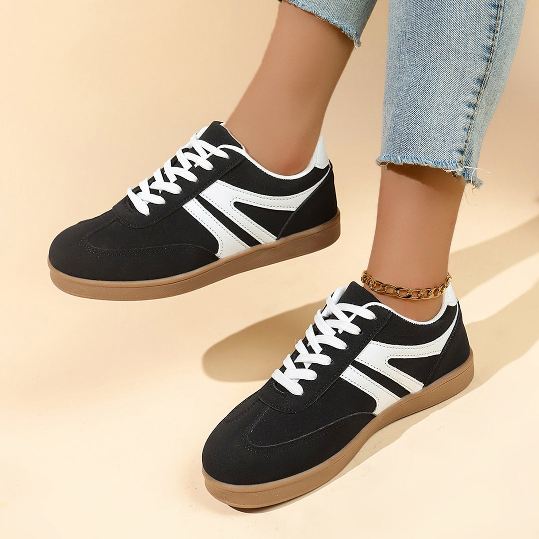 Damen sportliche Freizeitsneaker mit rutschfester Laufsohle und atmungsaktivem Obermaterial R&B