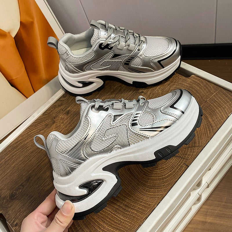 Damen Sportliche Sneakers mit atmungsaktiver Mesh-Oberfläche und stoßdämpfendem System R&B