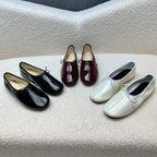 Damen Feine Ballerinas mit eleganten Schnürdetails