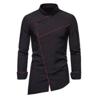Herren Küchenjacke mit modernem Schnitt und elegantem Kragen