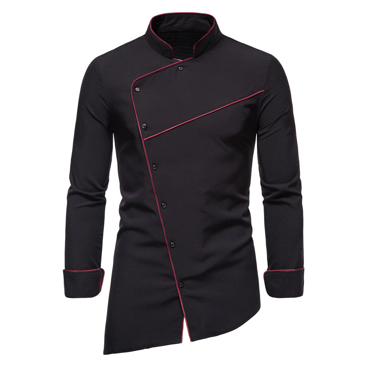 Herren Küchenjacke mit modernem Schnitt und elegantem Kragen