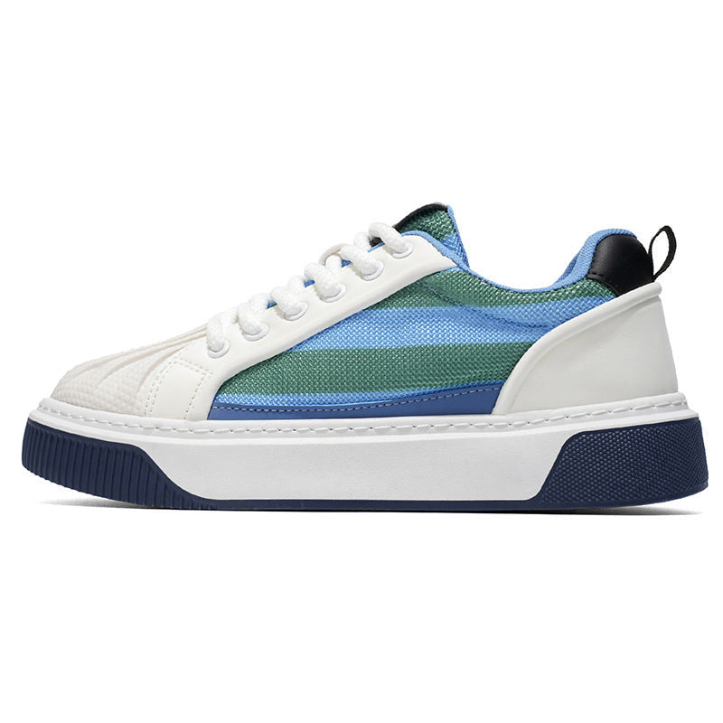 Damen komfortable Sneakers mit atmungsaktiver Mesh-Oberfläche und rutschfester Sohle R&B