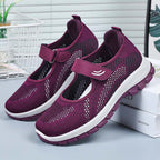 Damen Komfortable Ballerinas mit flexiblem Klettverschluss R&B