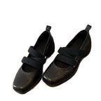Damen elegante Ballerina-Pantoletten mit modischem Riemchen R&B