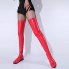 Damen Overknee Stiefel mit robustem Profil und elegantem Design R&B