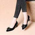 Damen Elegante Pumps mit Glitzerdetail und architektonischem Absatz R&B
