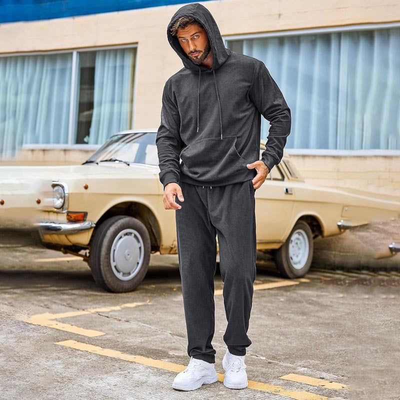 Herren Kapuzenpullover und Jogginghose Set