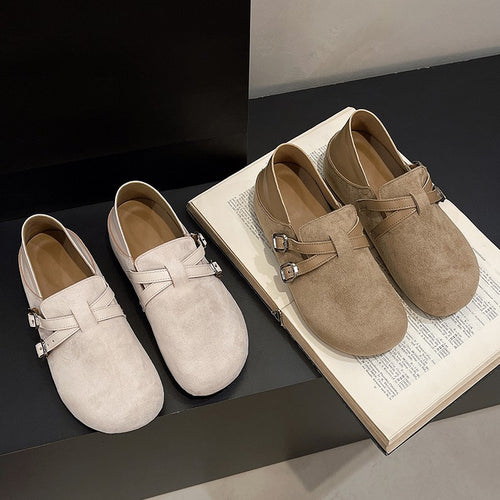 Damen Clogs mit modischem Riemendesign und komfortabler Sohle R&B