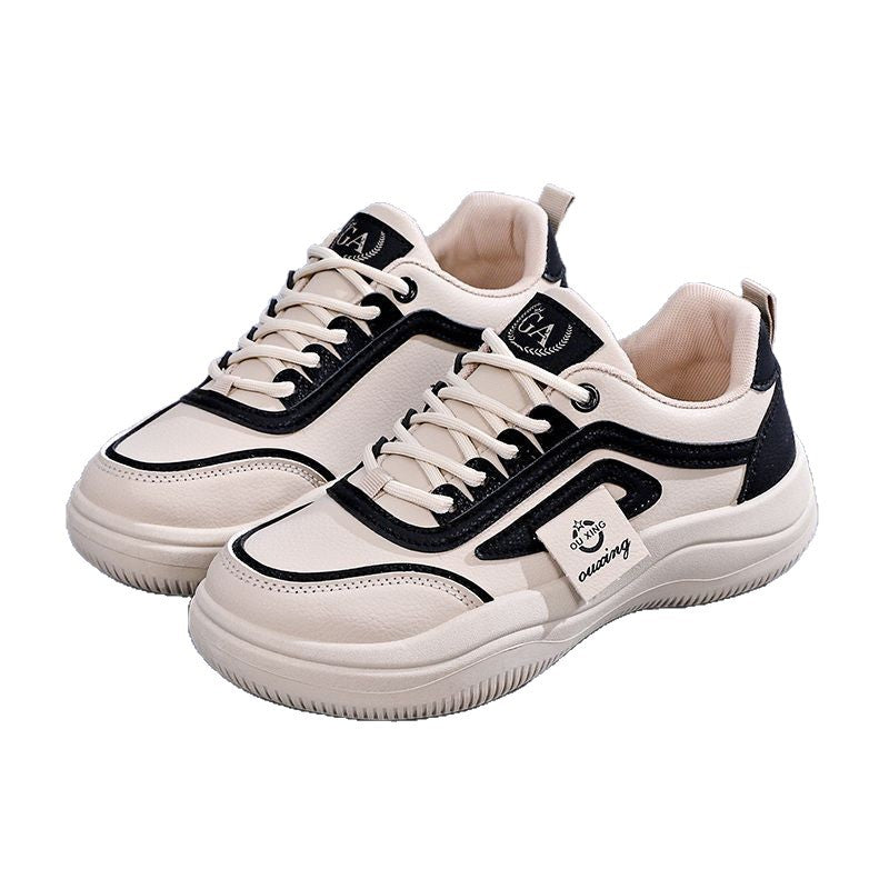 Damen Sportliche Sneaker mit gepolsterter Innensohle und modischem Materialmix