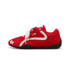 Damen bequeme Sneaker mit verspieltem Schleifendesign und atmungsaktiver Sohle R&B
