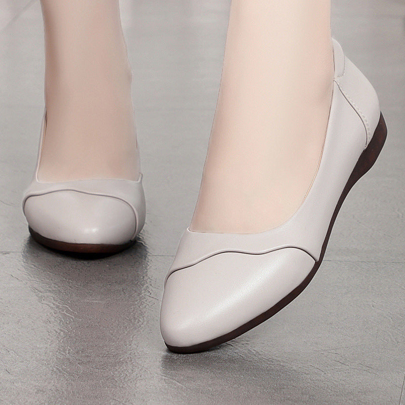 Damen elegante und komfortable Flatschuhe mit geschlossener Spitze R&B