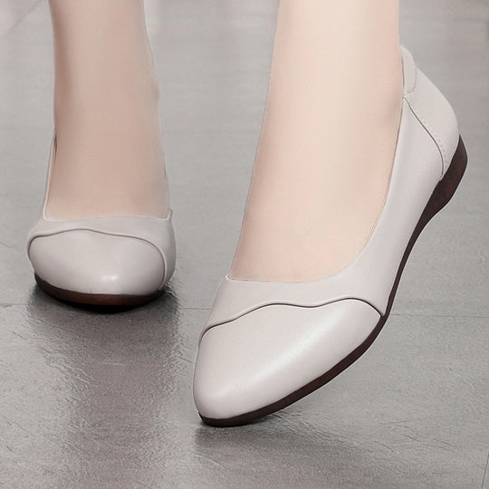 Damen elegante und komfortable Flatschuhe mit geschlossener Spitze R&B