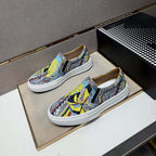 Damen Slip-On Sneakers mit kreativem Grafikdesign R&B